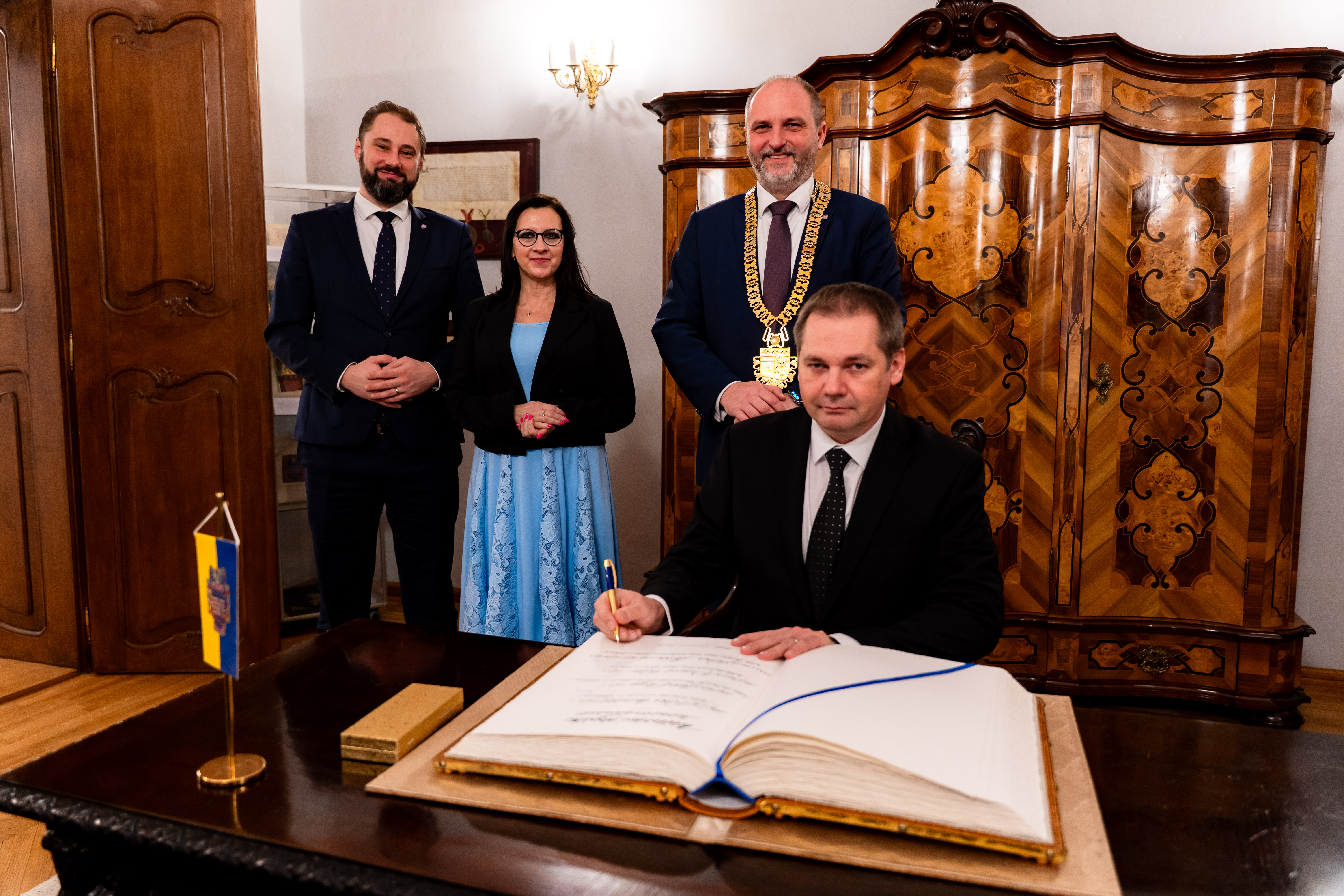 prijatie rektorov univerzit mesta Kosice a riaditelov nemocnic-35